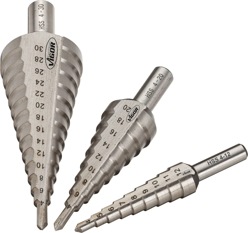 Vigor V1707 Hss Step Drill Set