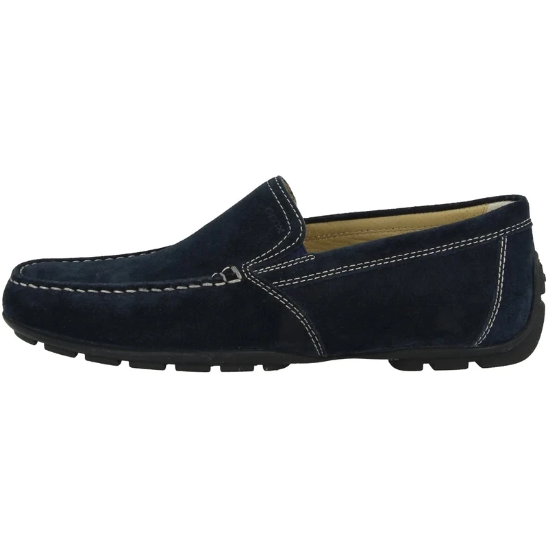 Geox Mens U Moner V Moccasins, Blue, 11 UK