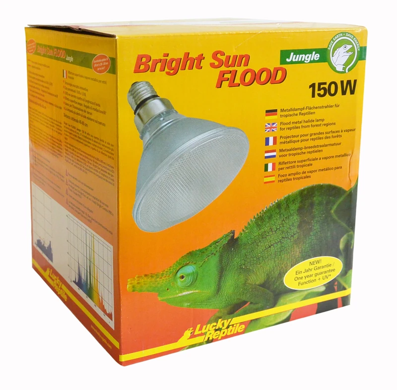 Lucky Reptile Bright Sun UV FLOOD Jungle Bulb 150W