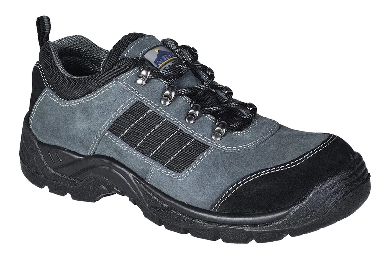 Portwest Steelite Trekker Shoe S1P, Size: 44, Colour: Black, FW64BKR44