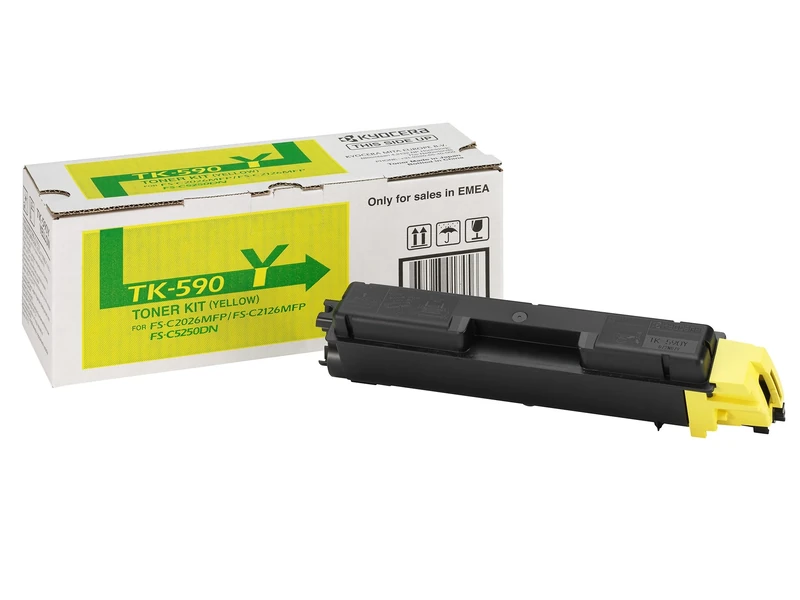 Kyocera 1T02KVANL0 TK-590Y toner cartridge 5,000 pages, yellow