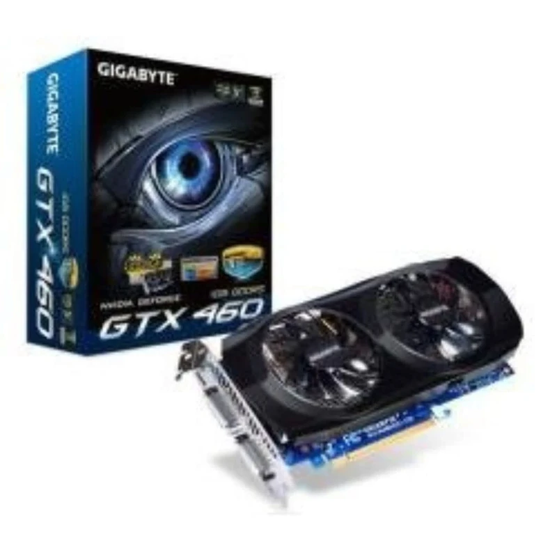 Gigabyte Nvidia GTX460 Over Clocked Graphic Card (1GB, DDR5, PCI-E2, DVII/VGA/HDMI)