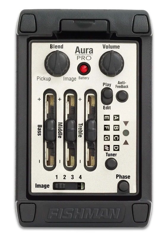 Fishman Onboard Aura Pro Preamp - Narrow Format