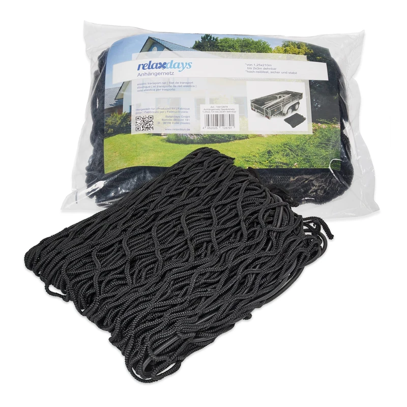 Relaxdays Car Trailer Net 3 x 2 m (Stretch) Cargo Luggage Net