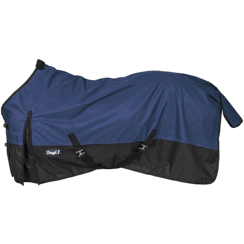 Tough 1 600 Denier Waterproof Horse Sheet, Navy Blue, 84-Inch - Image 1