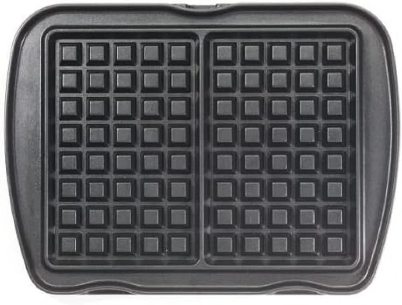 LAGRANGE Set of Waffle Plates 5x8, Compatible with All "Premium" Waffle Makers, cast Aluminium Plates, Double Layer Non-Stick Coating, 010122