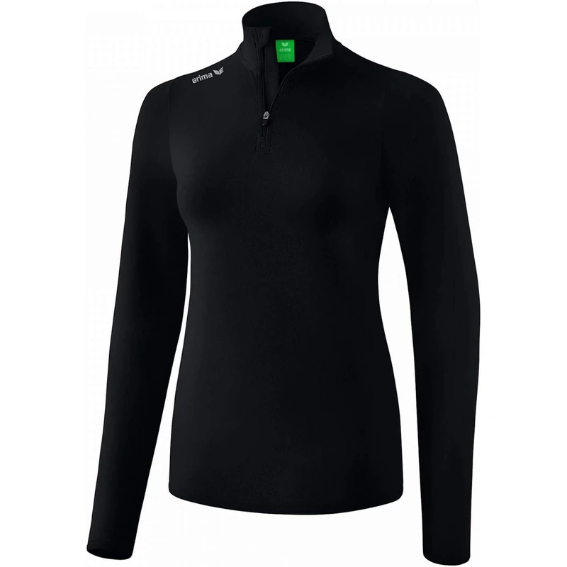 Erima Women's Outdoor Basics Polo Neck Jumper - Black, Size 48