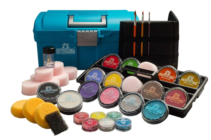 Eulenspiegel Professional Makeup Kit and Case Set