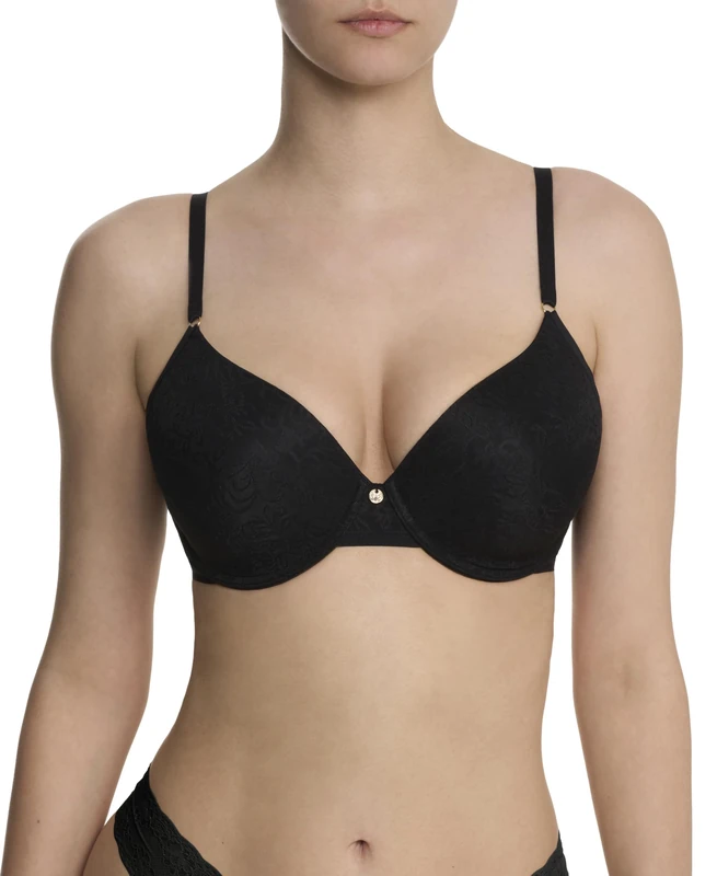 Natori Women's Jacquard Contour Underwire Bra, Black, 32C