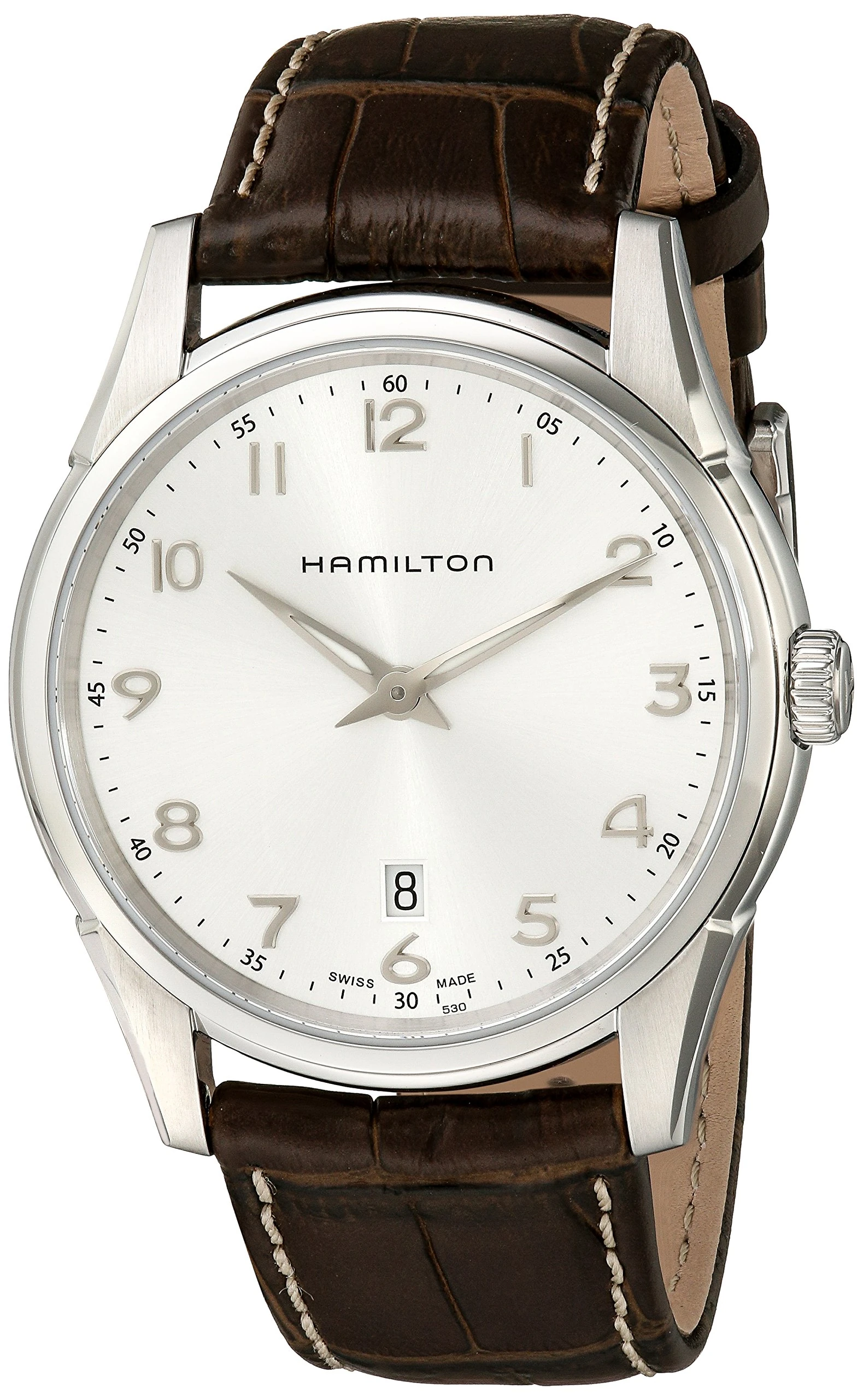Hamilton Men's Analogue Quartz Watch with Leather Strap H38511553