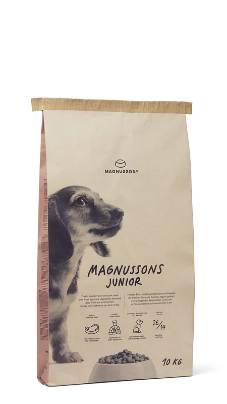 Magnusson, Meat & Biscuit Junior, Pet Food Dog Food, 1 x 10 kg