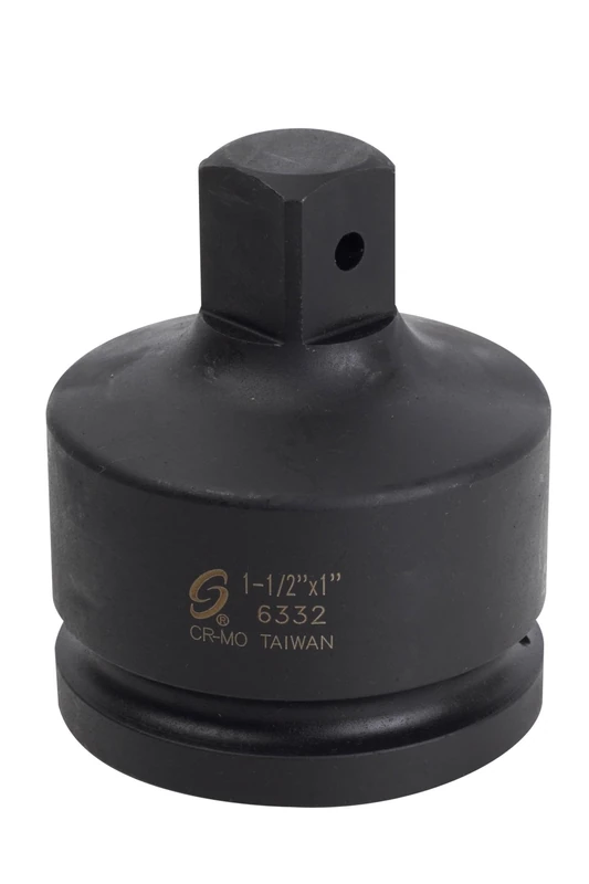 Sunex 6332 1-1/2-Inch Drive Female 1-Inch Square Drive Male with Pin Hole Adapter