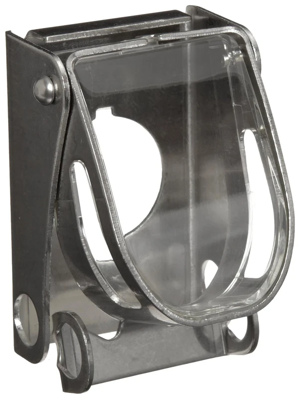 Brady Metal Push Button Safety Cover for IEC 22.5mm Style Push Button, 58.42mm x 34.04mm x 37.08mm