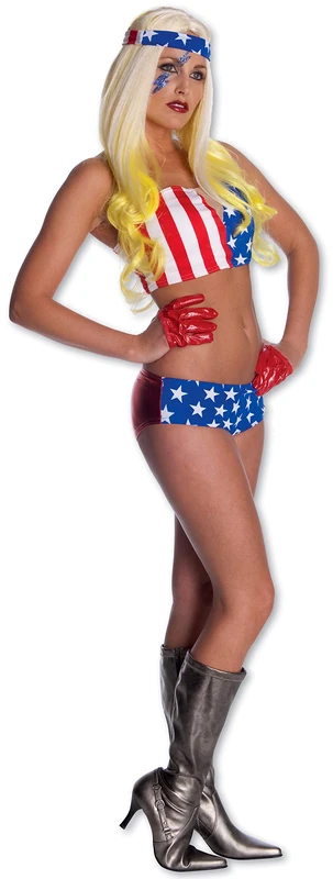Rubies Lady Gaga American Flag Costume - Red 889967-STD