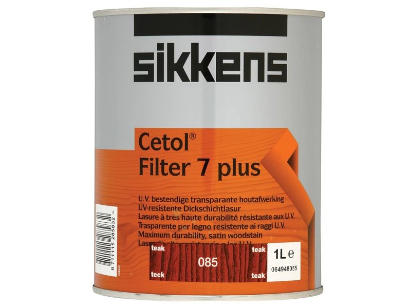 Sikkens SIKCF7PT 1L Cetol Filter 7-Plus Translucent Woodstain Teak