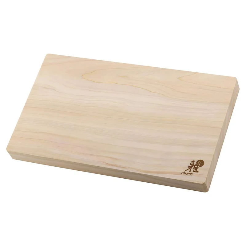 MIYABI Cutting board, Hinoki, Large,Brown,40 x 25 cm