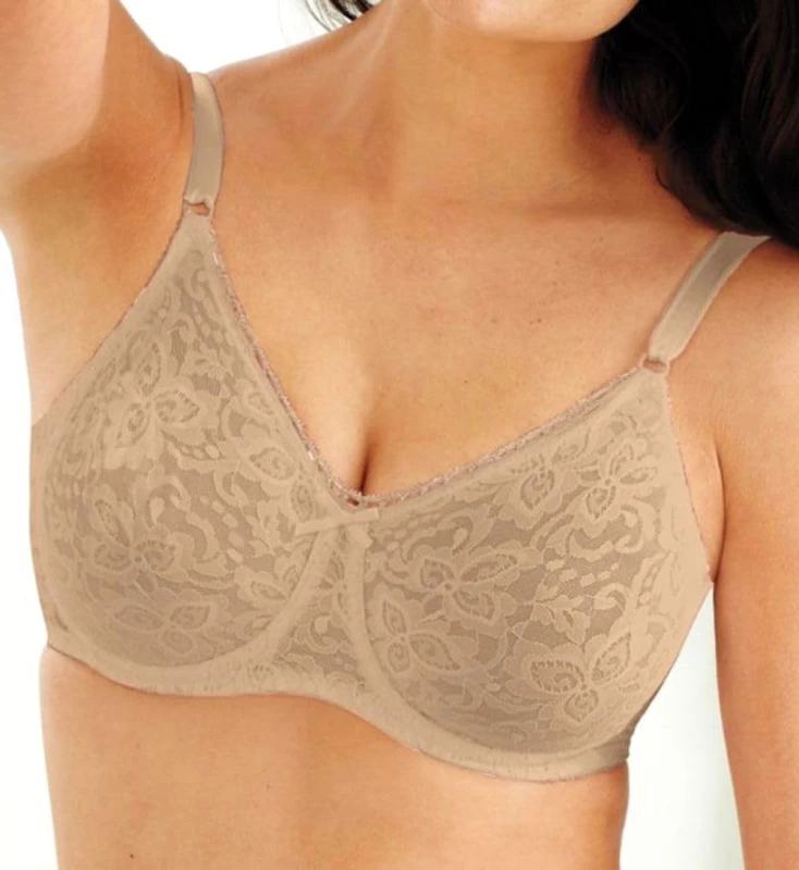 Bali Women's Lace and Smooth Underwire bras, Nude, 34DD UK - Image 1