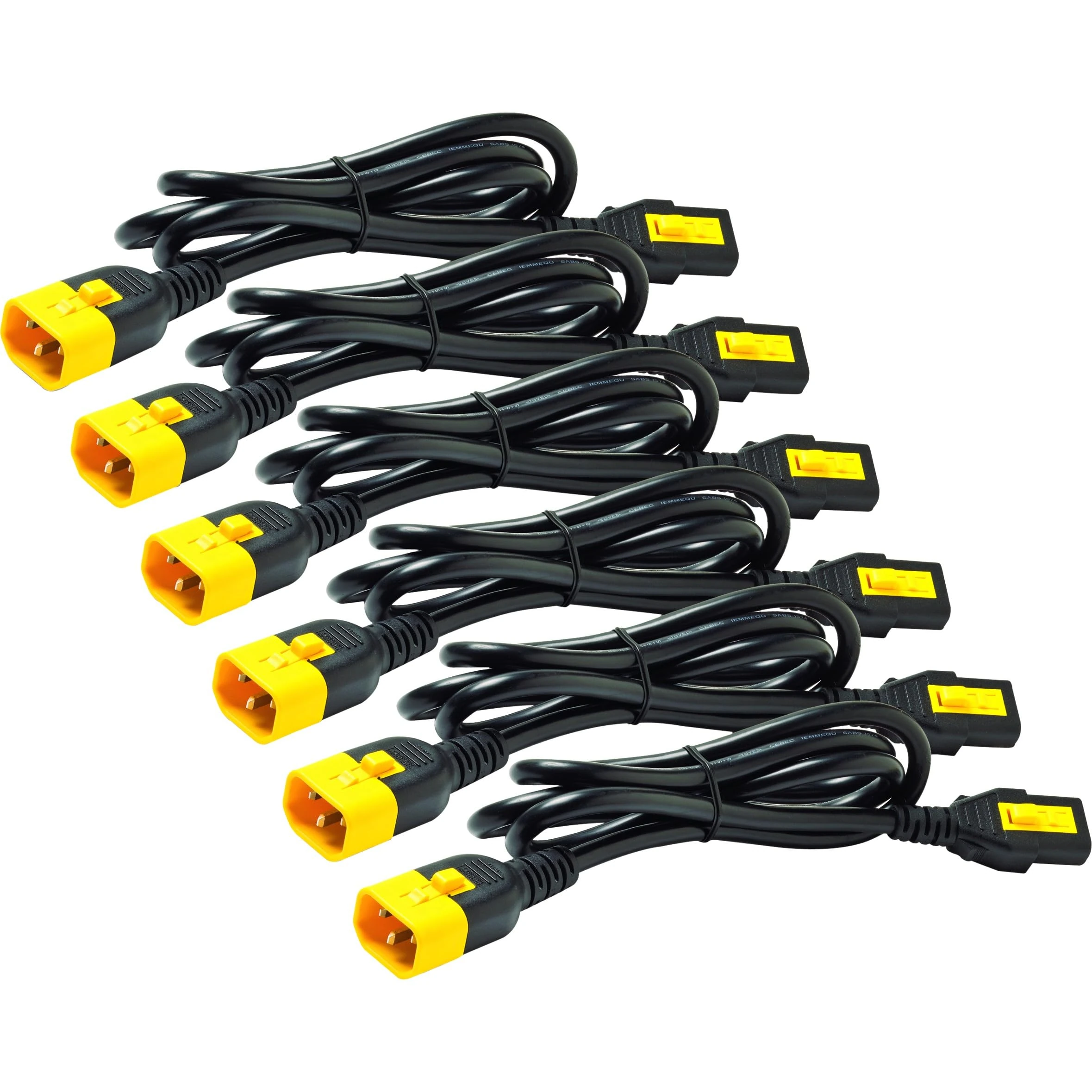 APC Power Cord Kit - AP8706S-WW - Power Cords (6 pieces, Locking, C13 to C14, 1.8 m)