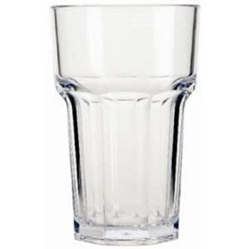 Bbp Bb Marketing U407 Polycarbonate Nucleated American Hi Ball Glasses, 285 mL (Pack of 36)