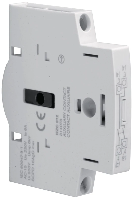 Hager HZC312 - Auxiliary contact 2nc 40/160a - Image 1
