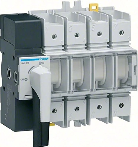 Hager hae416 – Switch Manoeuvre Remote Control Rotating 4 Poles 160 A 135 mm