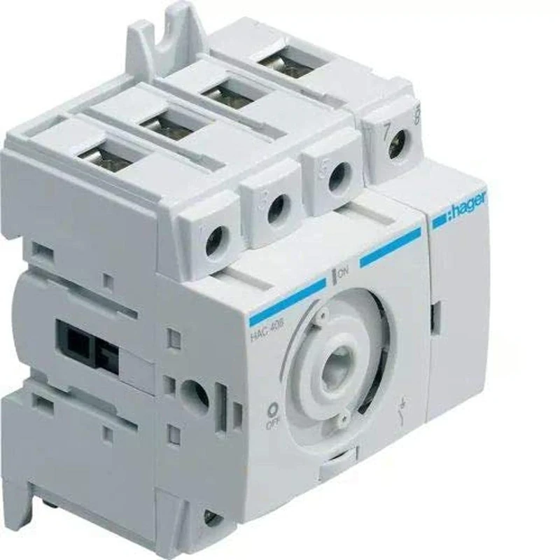 Hager hab404 – Switch Manoeuvre Remote Control Rotating 4 Poles 40 to 60 mm