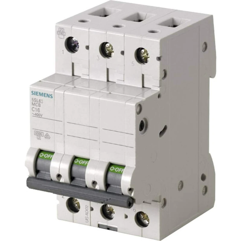 Siemens 5SL6316-7 Miniature Circuit Breaker 6kA 3 POLE C-16A