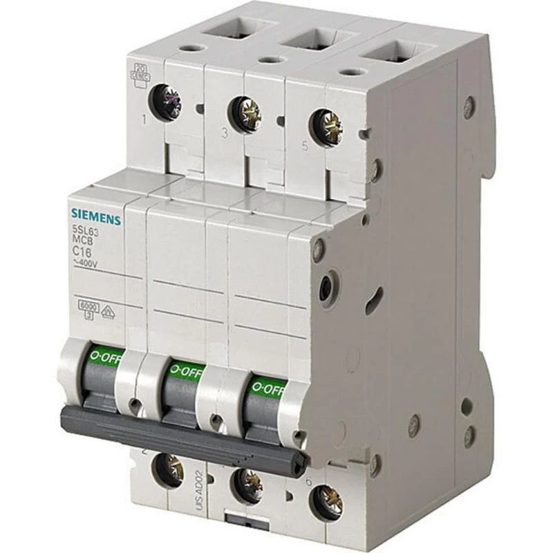 Siemens 5sl6 – Automatic magnetotermico 400 V 6 kA 3 Poles B 6 A - Image 1
