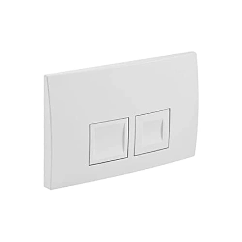 Geberit Delta50 115135461 Actuator Plate for 2 Flushes of Different Powers Silver