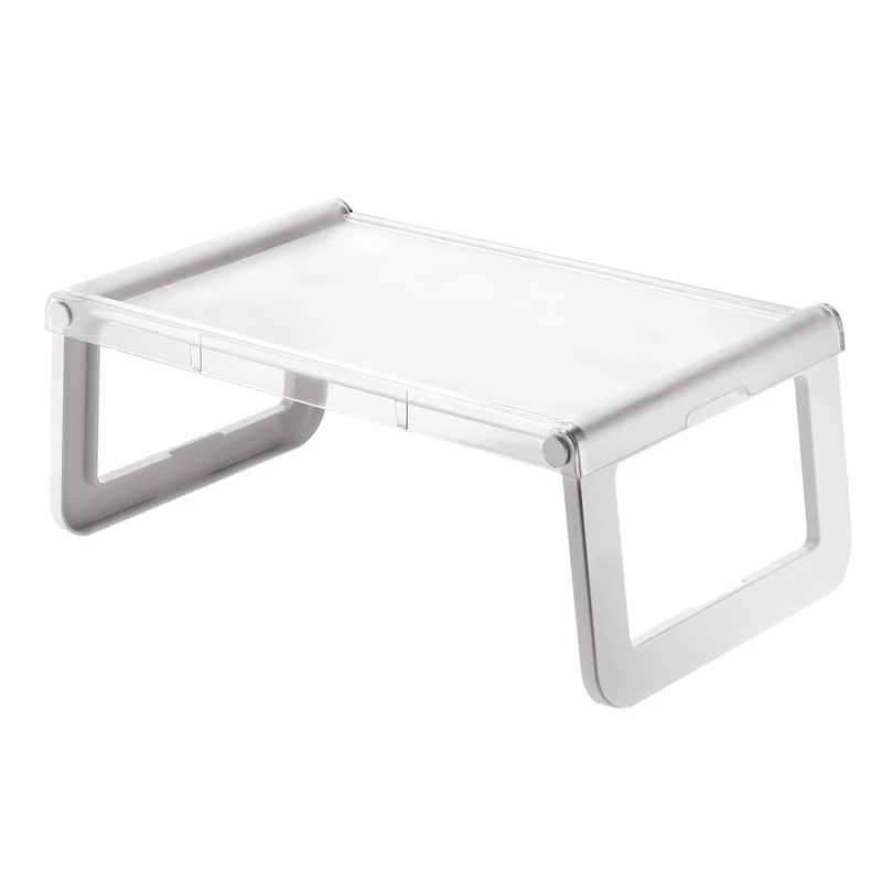 GUZZINI - Home, Jolly Multipurpose Tray, Bed or Sofa Tray - Transparent, 58 x 35 x h23.5 cm - 08940000