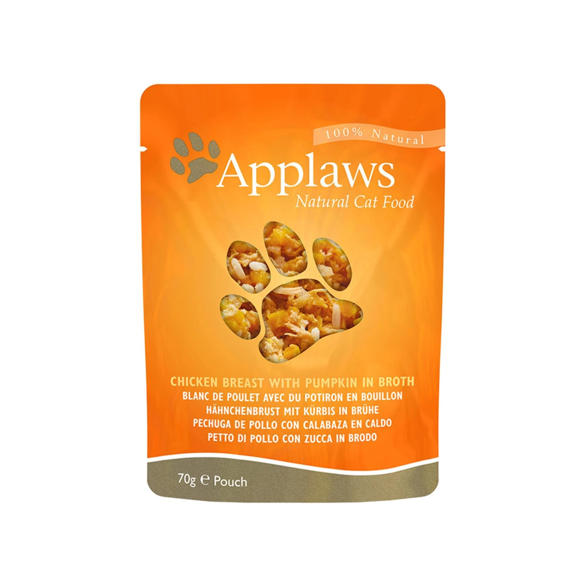 Applaws Cat Chicken Pumpkin Envelope 70 g x 12 Pieces