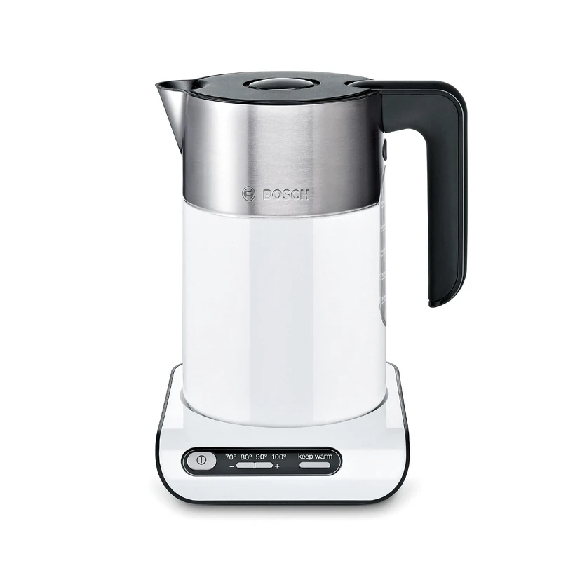 Bosch Styline TWK8631GB Variable Temperature Cordless Kettle, 1.5 litres,3000W - White