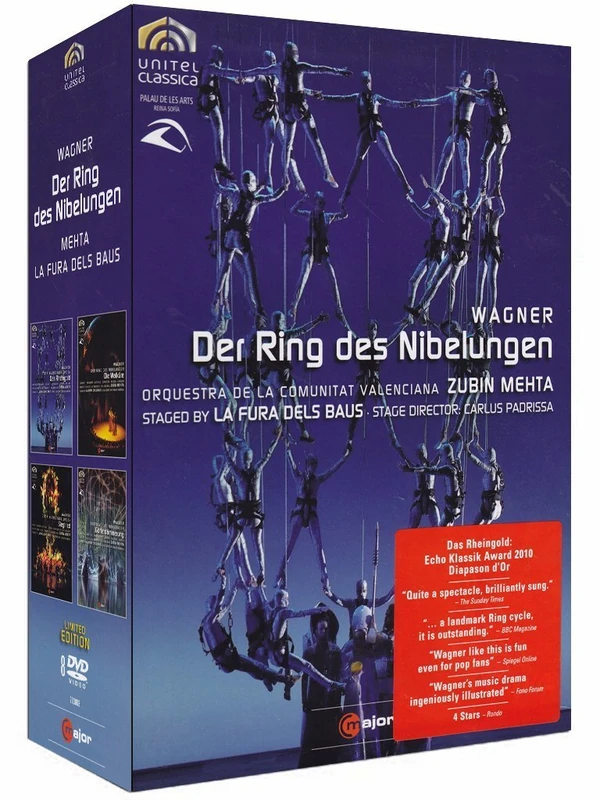 Der Ring Des Nibelungen: La Fura Dels Baus (Mehta) [DVD] [2011]