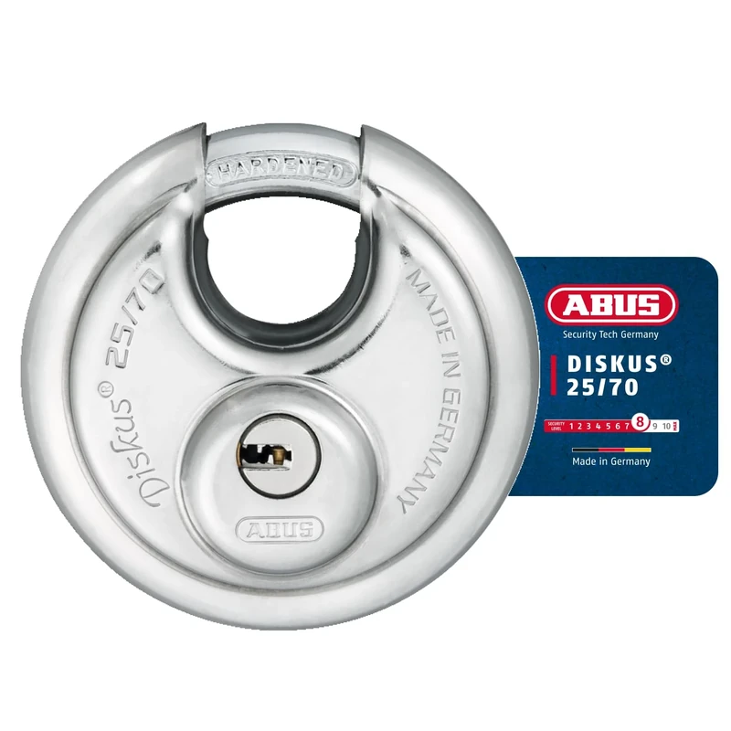 Abus 322792 25/70 Discuss Lock with 5 Keys