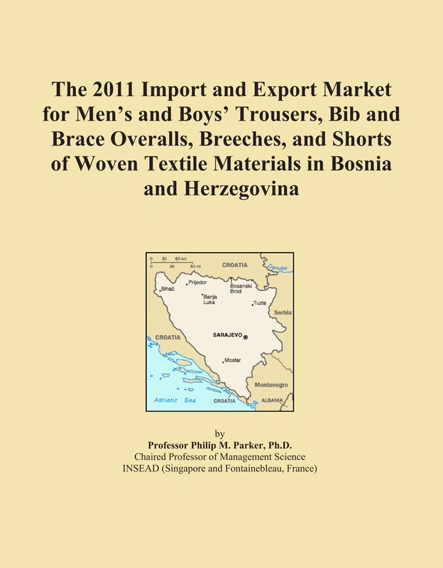 The 2011 Import and Export Market for Men's and Boys' Trousers, Bib and Brace Overalls, Breeches, and Shorts of Woven Textile Materials in Bosnia and Herzegovina - Image 1