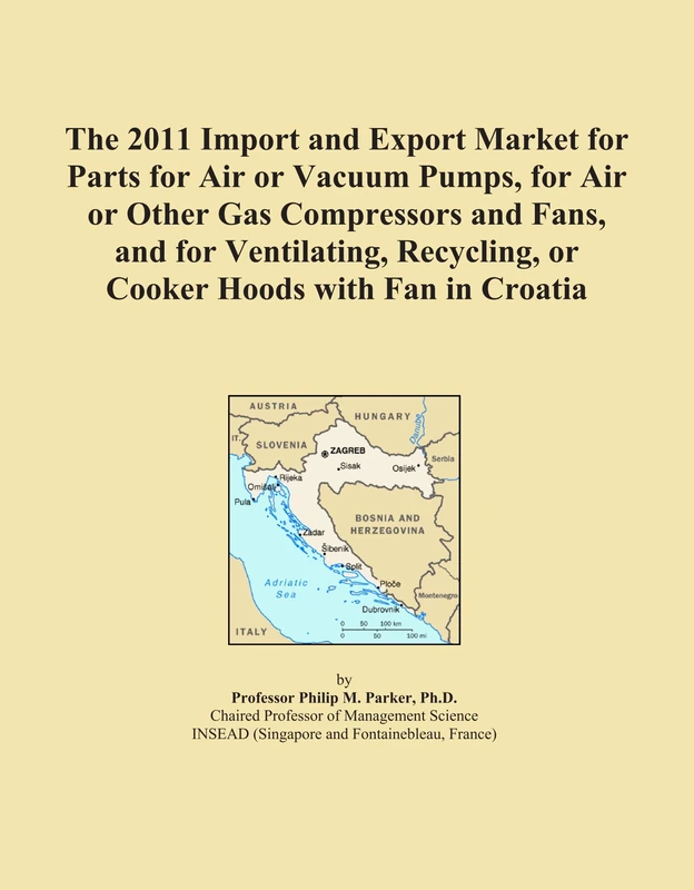 The 2011 Import and Export Market for Parts for Air or Vacuum Pumps, for Air or Other Gas Compressors and Fans, and for Ventilating, Recycling, or Cooker Hoods with Fan in Croatia