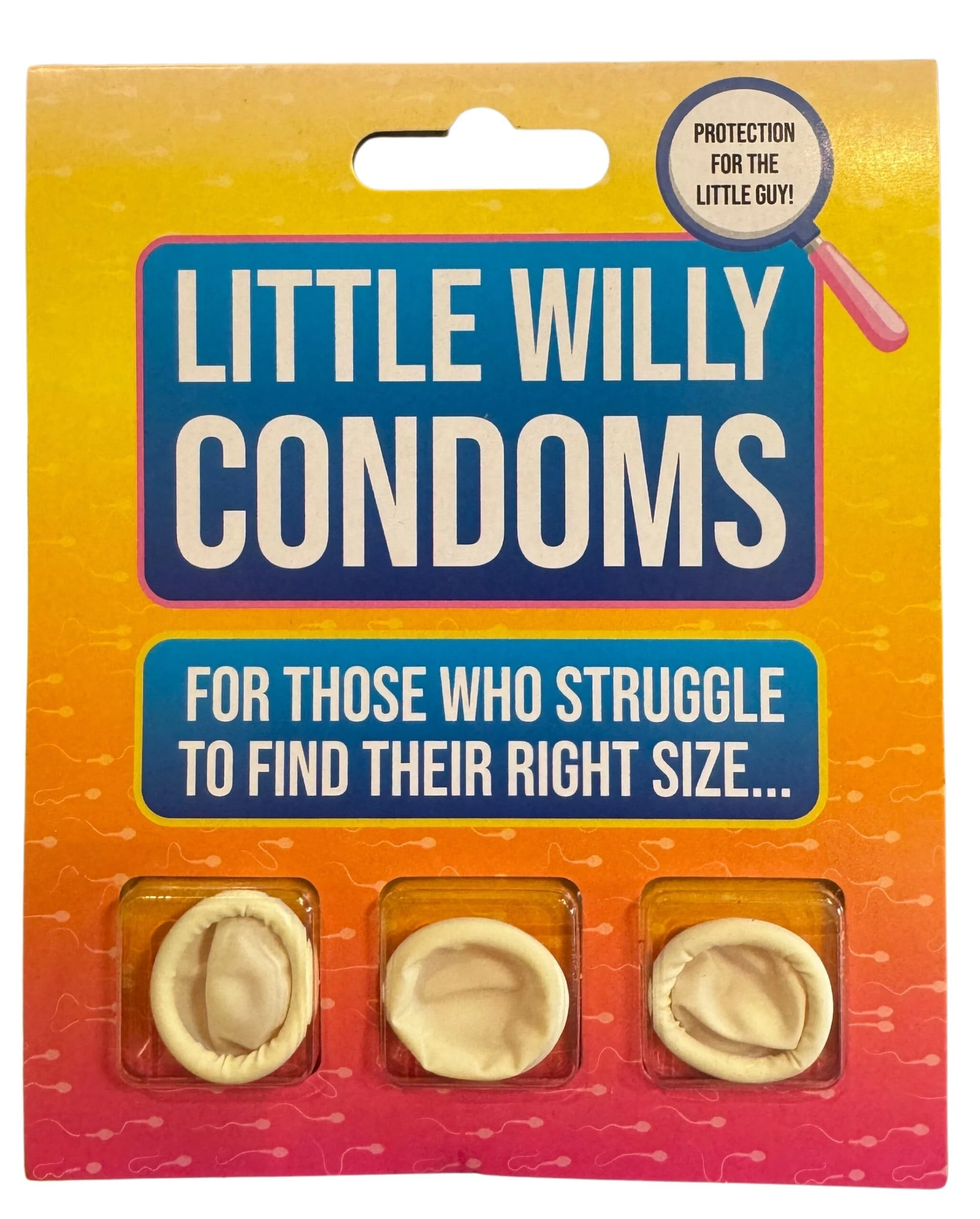 Diabolical Little Willy Condoms - Penis Gifts, Safer Sex, Close Fit Condoms for Men, Funny Gifts for Men, Rude Gifts for Him