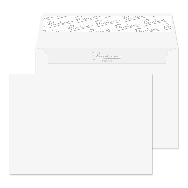 Blake Business C6 114 x 162 mm 120 gsm Peel & Seal Wallet Envelopes (21882) Ice White Wove - Pack of 500