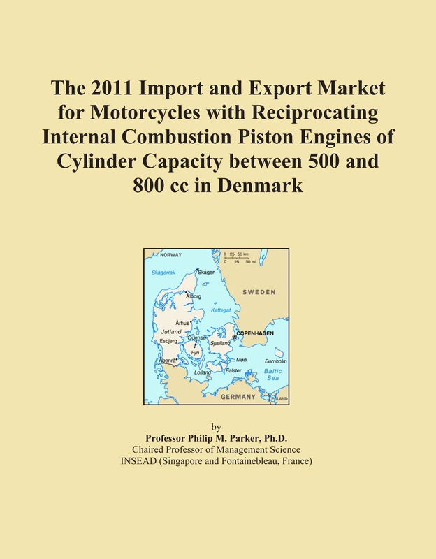 The 2011 Import and Export Market for Motorcycles with Reciprocating Internal Combustion Piston Engines of Cylinder Capacity between 500 and 800 cc in Denmark