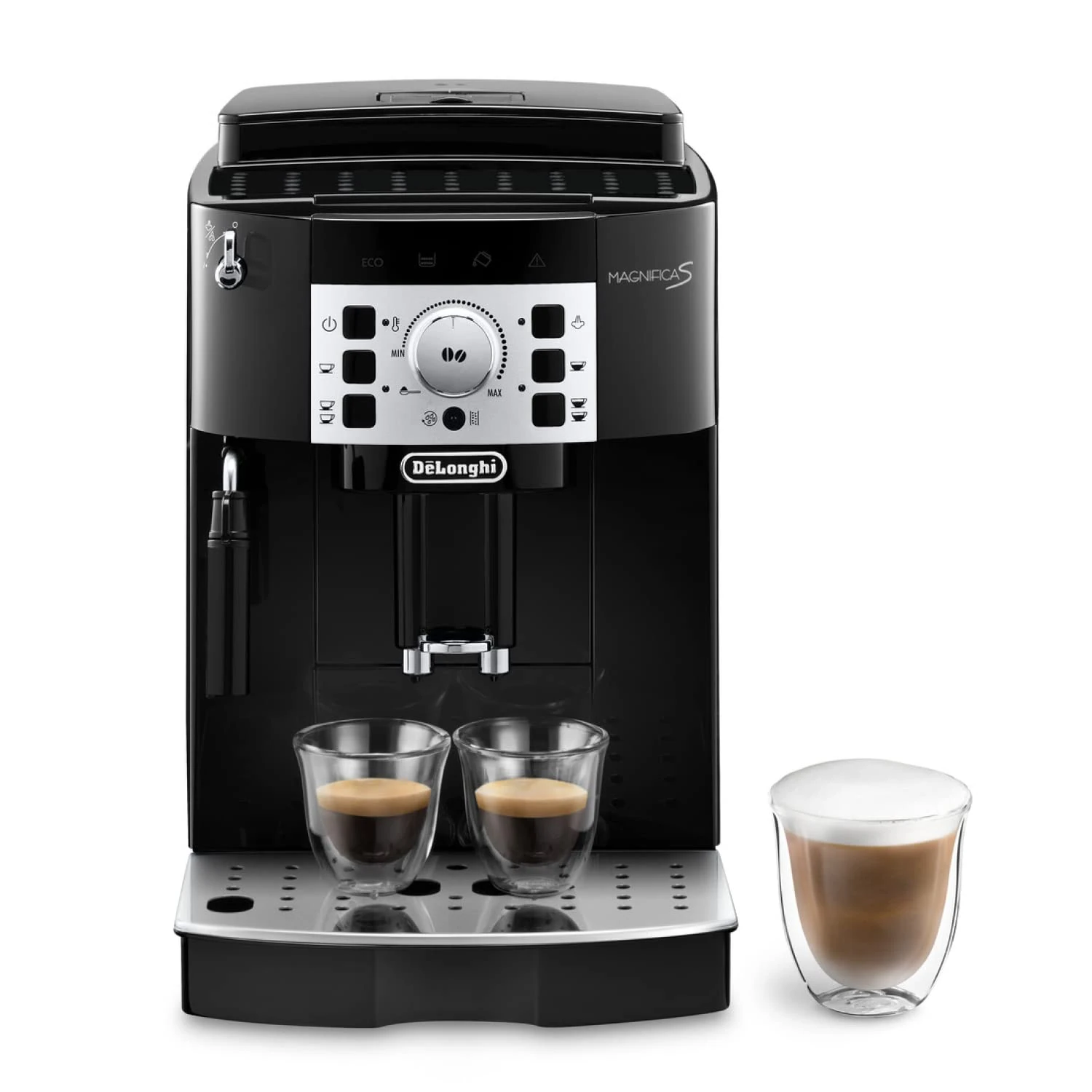 De'Longhi Magnifica S, Automatic Bean to Cup Coffee Machine, Espresso and Cappuccino Maker, ECAM22.110.B, Black