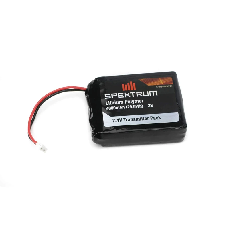 7.4 V 4000 mAh 2S LiPo Transmitter Battery