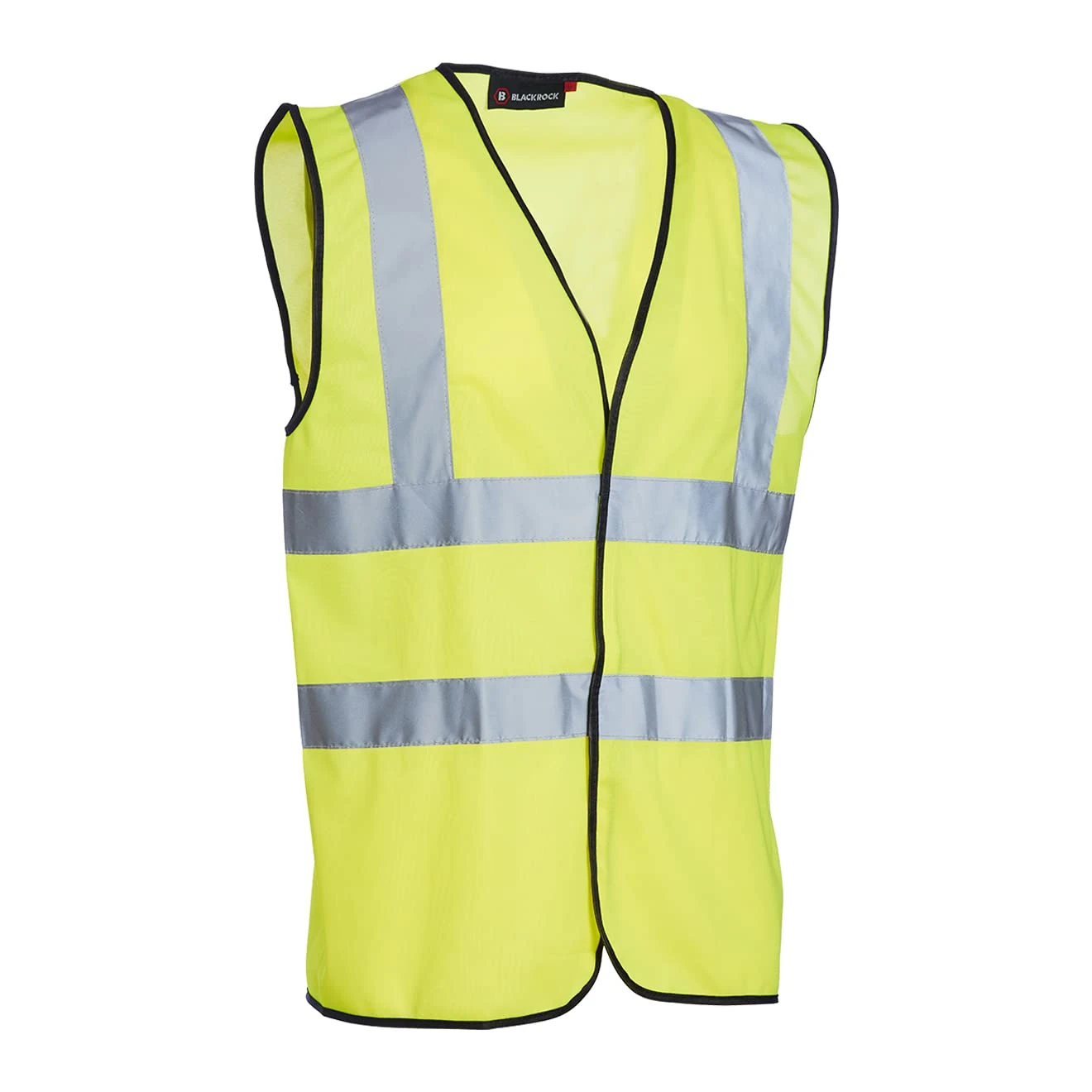 Blackrock Yellow Hi Vis Vest, High Vis Vests, Hi-Vis Jackets, High Visibility, Safety Vest, Reflective, Hivisible PPE, Hi Viz, Security Vests, Workwear, Work, Cycling, Mens Womens - Size Large