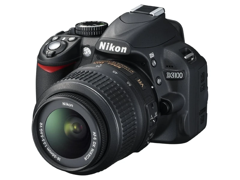 Nikon D3100 Digital SLR Camera with 18-55mm VR Lens Kit - Black