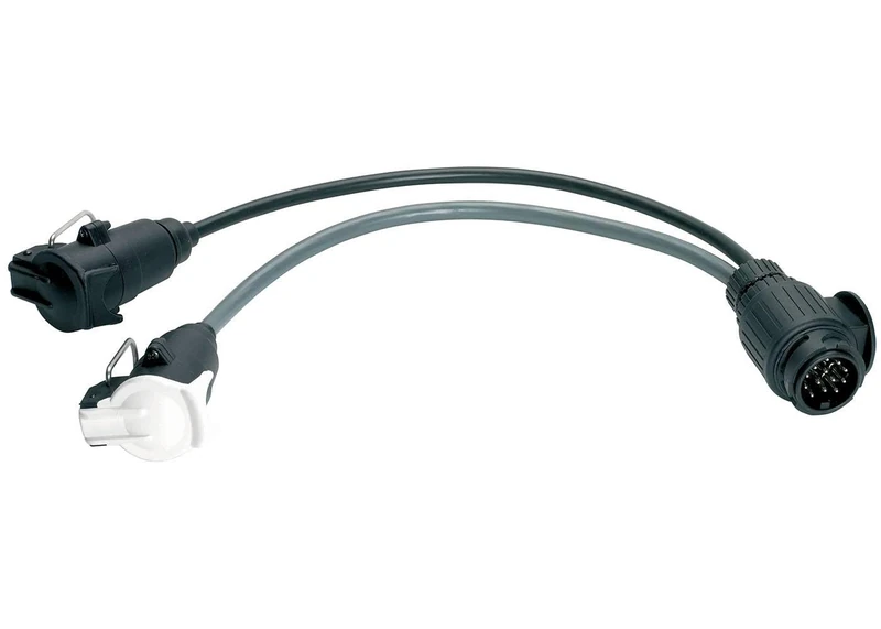 RING 13 Pin to 12N & 12S Plug Adaptor - Pre-Wired for Easy Use