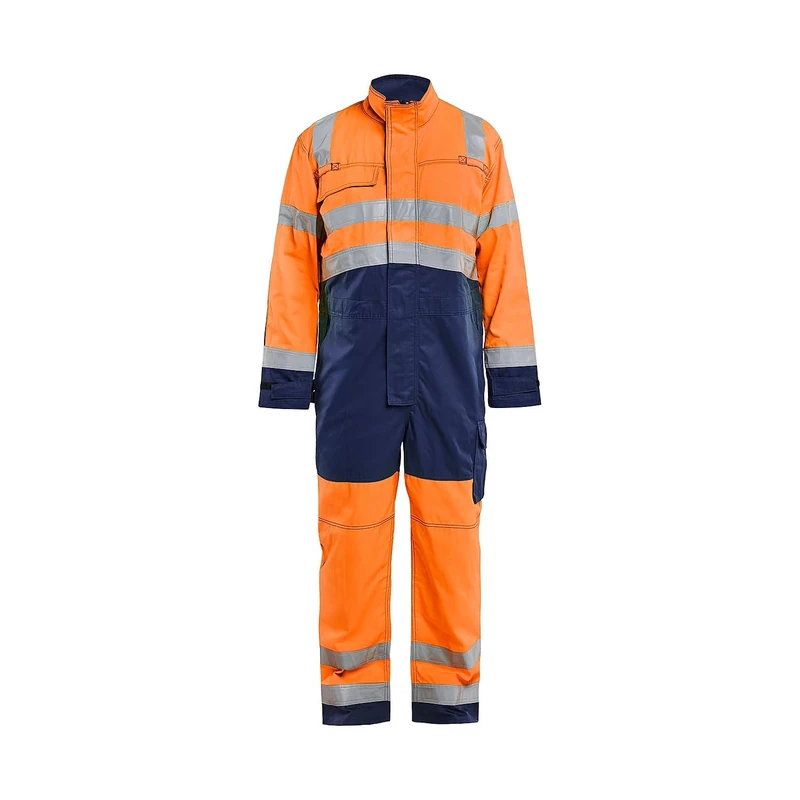 Blakläder 637318045389C62 Size C62 Cl.2 "High Vis" Overall - Orange/Navy Blue