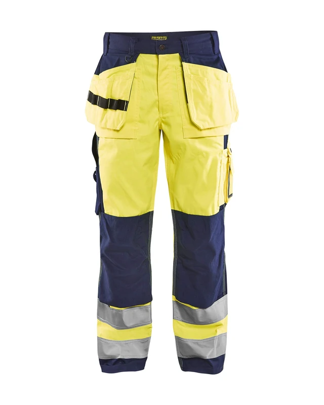 Blakläder 153318603389C154 Size C154 Cl.2 "High Vis" Trousers - Yellow/Navy Blue