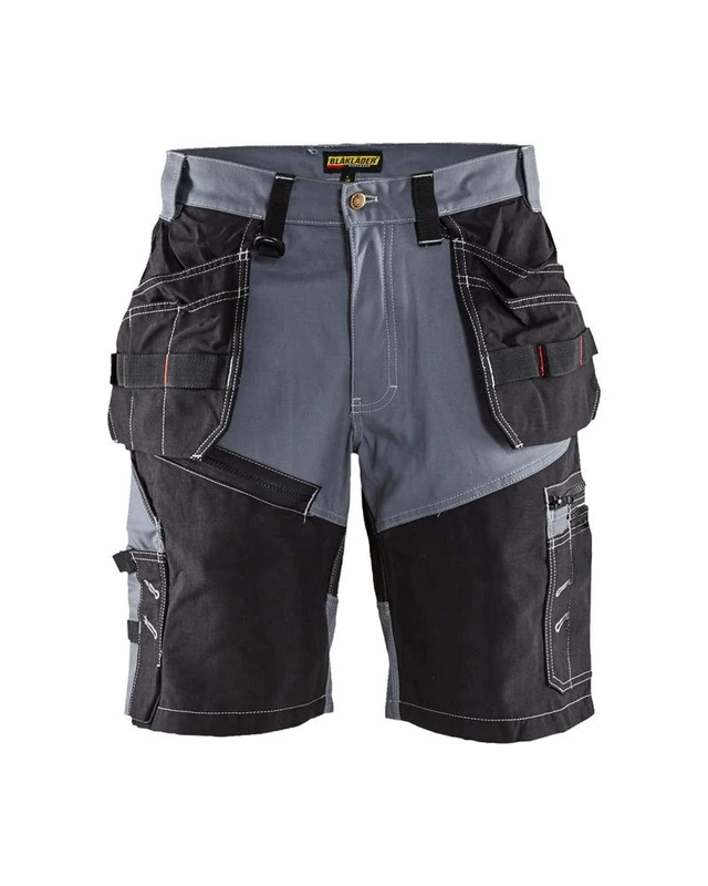 Blakläder 150213709499C54 Size C54 "X1500" Craftsman Shorts - Grey/Black