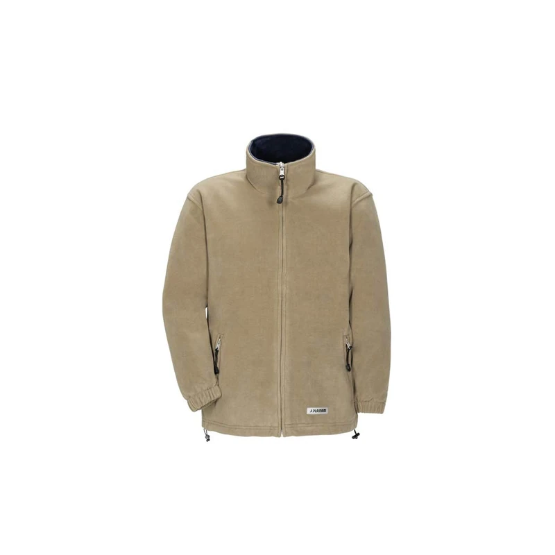 Planam 348040 Size X-Small "Stream" Fleece Jacket - Camel/Navy