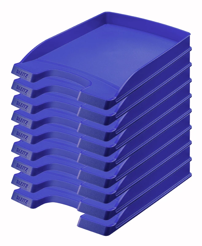 Leitz Plus Letter Tray Slim 35 mm - Dark Blue Pack of 10
