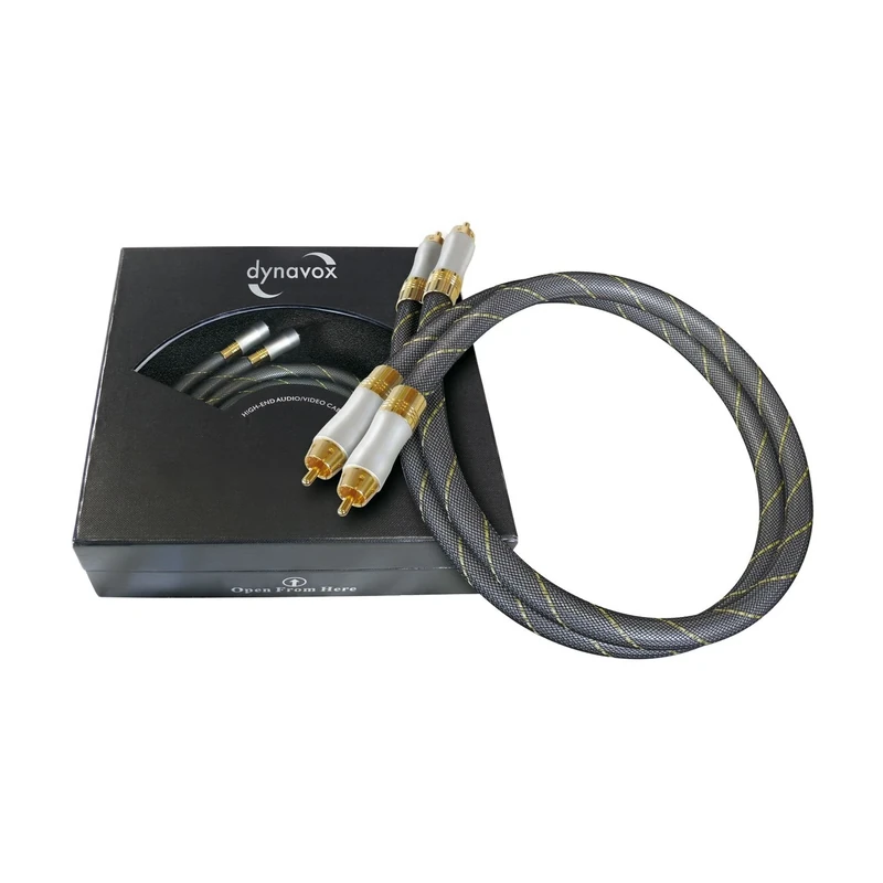 Dynavox High-end stereo cable, 2 x 3m - Image 1